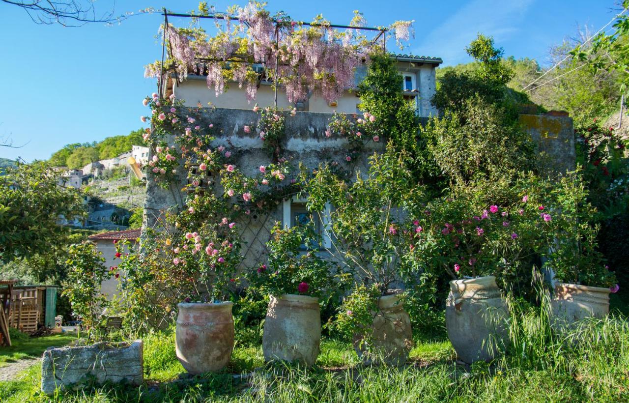 Antica Casa Del Canto Iara - Private Parking Calice Ligure Exteriör bild